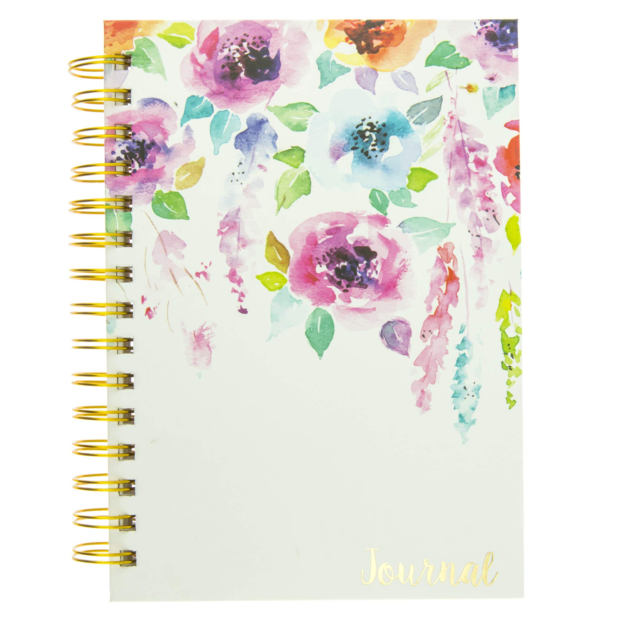 Graphique Designer Notebooks - Hanging Flower Garden - Spiral Bound Writing Journals For Offices, Schools, Classrooms, And More