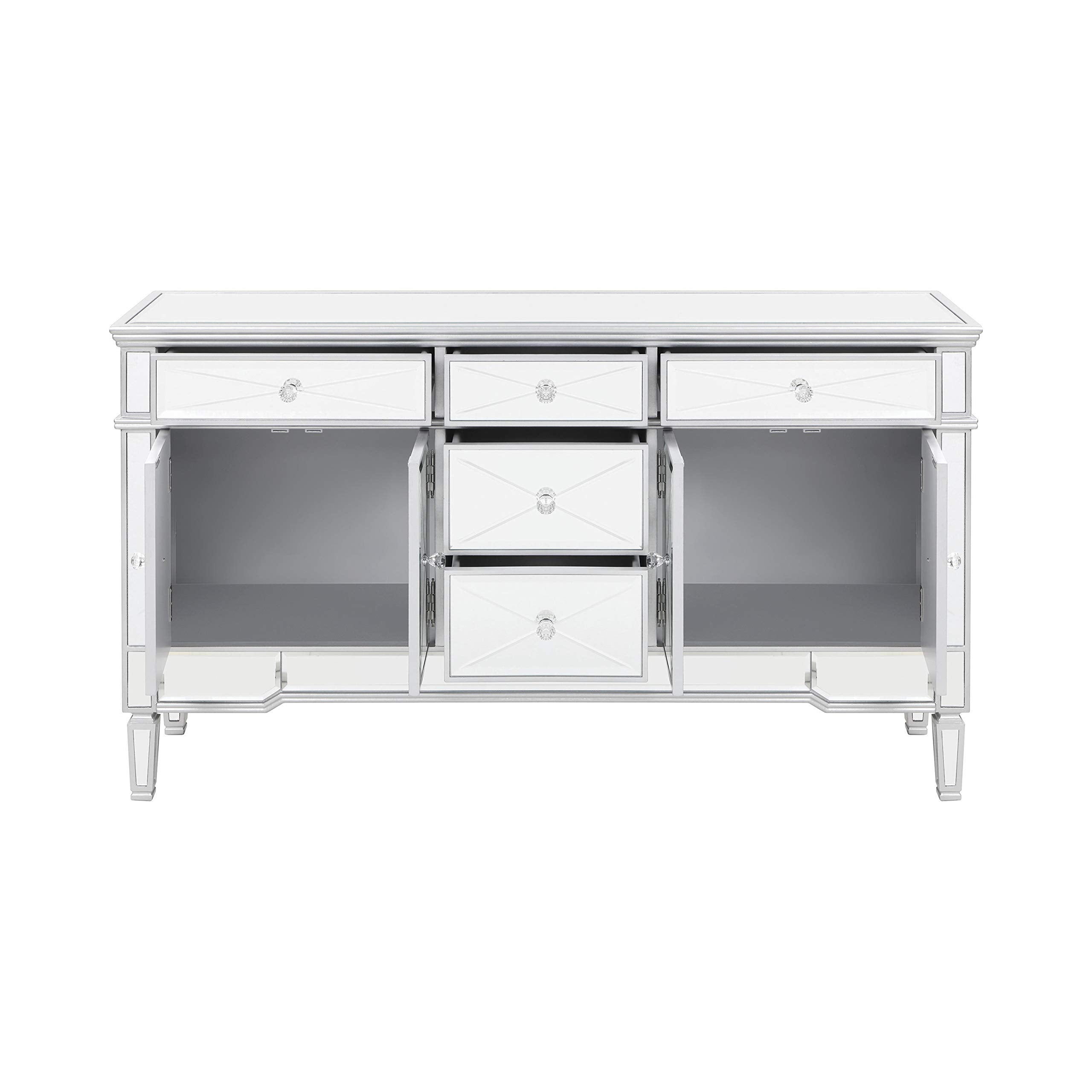 Coaster Home Furnishings 5-Drawer Accent Cabinet Silver