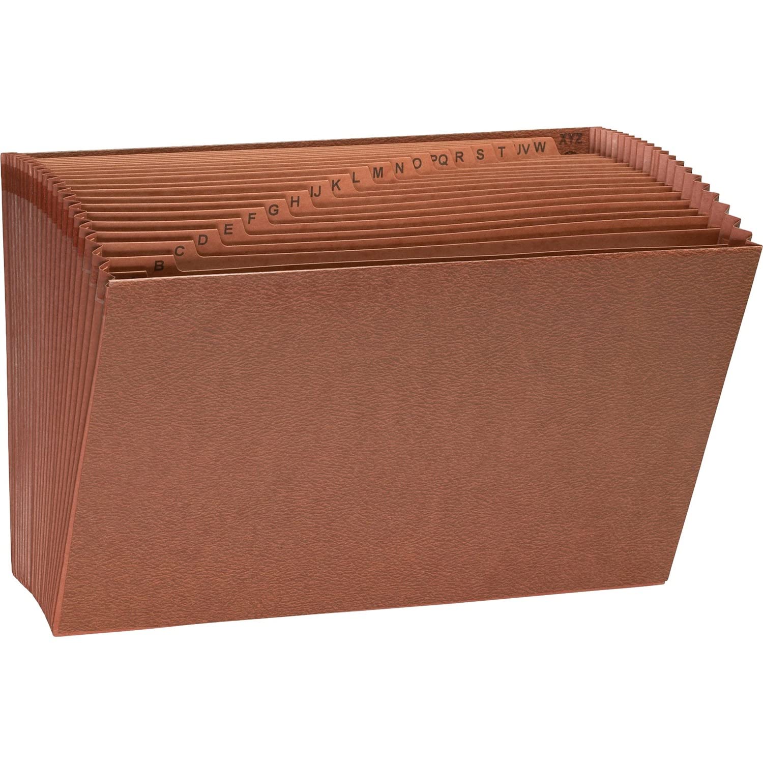 Sparco 26537 Accordion Files,No-Flap,21 Pckts,A-Z,Legal,15-Inch x10-Inch ,Brown