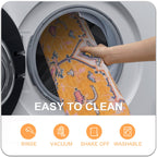Collive Washable Indoor Door Mat, Non Slip Retro Floor Mat 20'' X 32'' Doormat Quick Absorbent Entrance Rug Distressed Front Doo