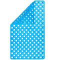 GETKO WITH DEVICE AntiSlip Non Slip Vinyl Floor Mat with Suction Cups and Drainage Holes for Kitchen, Toilet and Bathroom (Blu