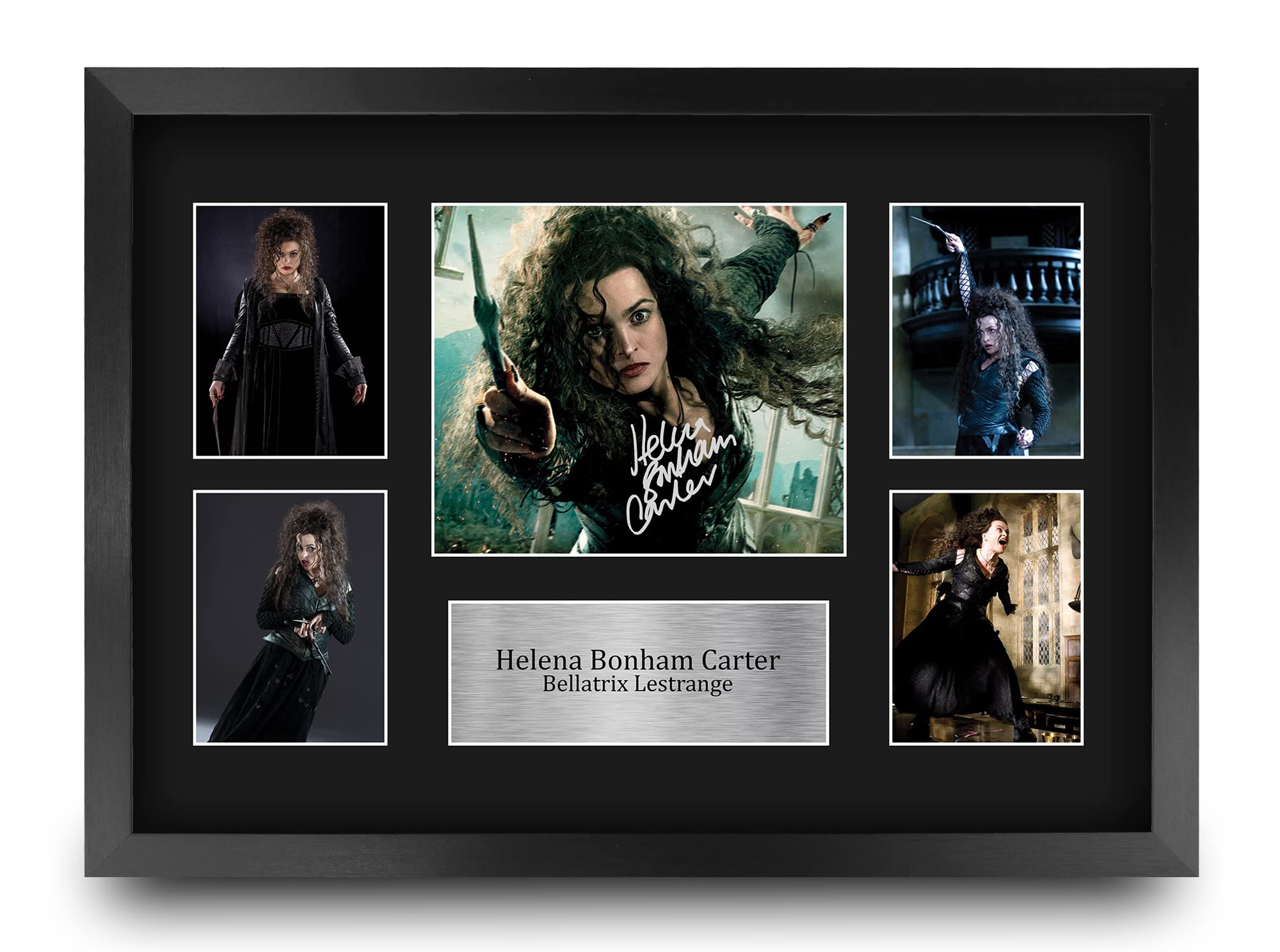 HWC Trading Helena Bonham Carter Harry Potter Bellatrix 16 x 12 inch (A3) Printed Gifts Signed Autograph Picture Display for Mov