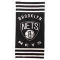 Northwest NBA Striped Beach & Bath Towel 30 x 60 (Brooklyn Nets)
