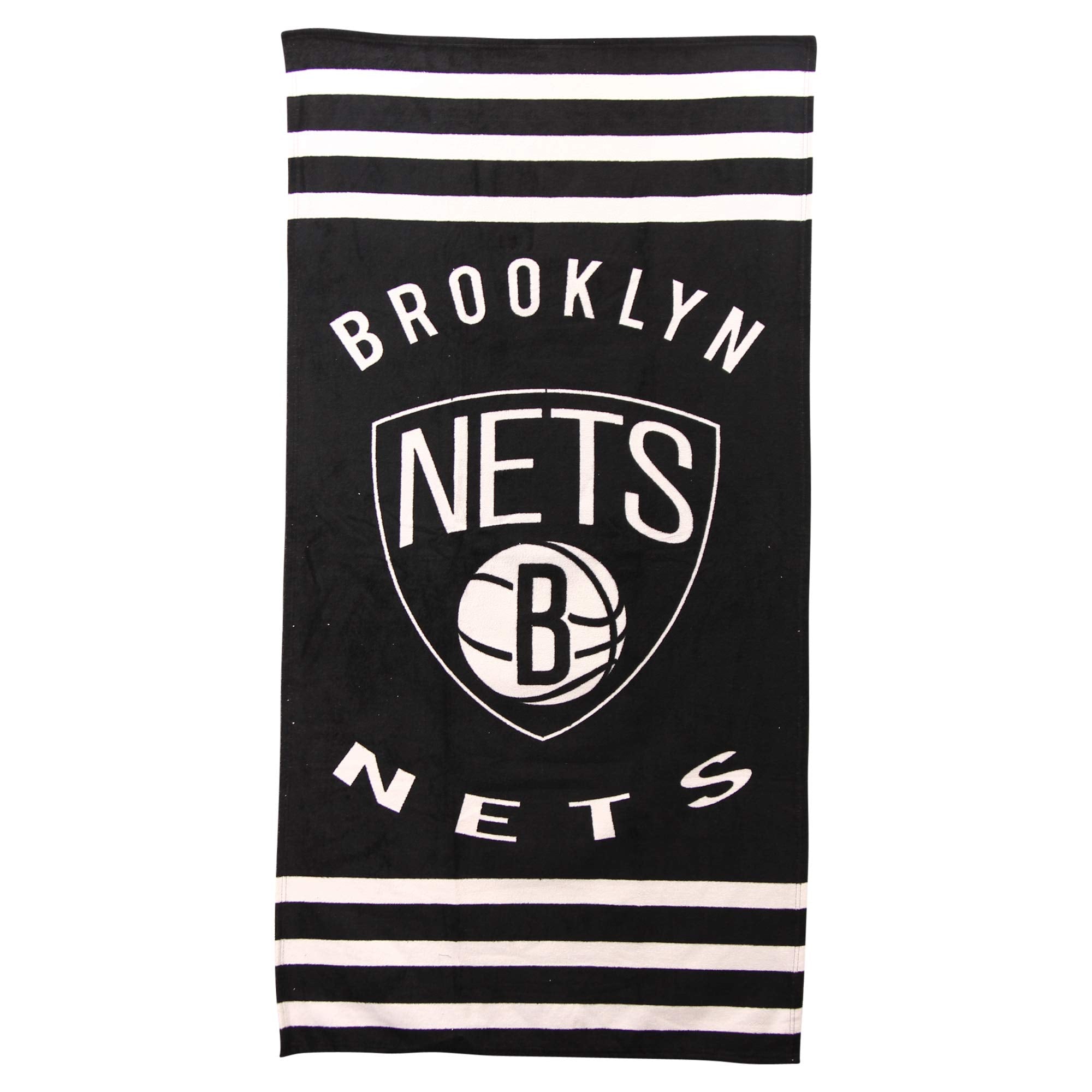 Northwest NBA Striped Beach & Bath Towel 30 x 60 (Brooklyn Nets)