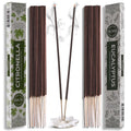Trumiri Incense Sticks - Combo Pack of 40 Insence-Sticks - 20 Citronella + 20 Eucalyptus - Insenses - Insents - Incents - Inscen