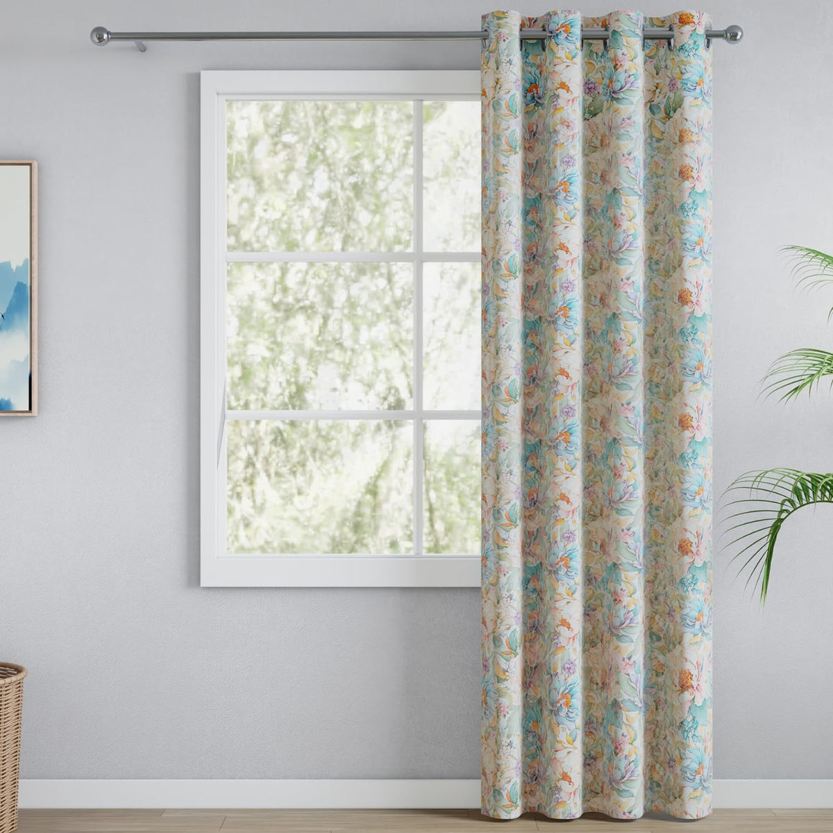 haus & kinder Blackout Curtains 7 feet Long | Door Curtains 7 Feet Set of 1 | Blackout Curtain,100% Room Darkening Door Curtain