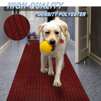 Freadem Runner Rugs 3' X 76' Indoor Outdoor Carpet Runner, Area Rugs With Anti-Slip Rubber Backing For Aisle Hallway Balcony Gar