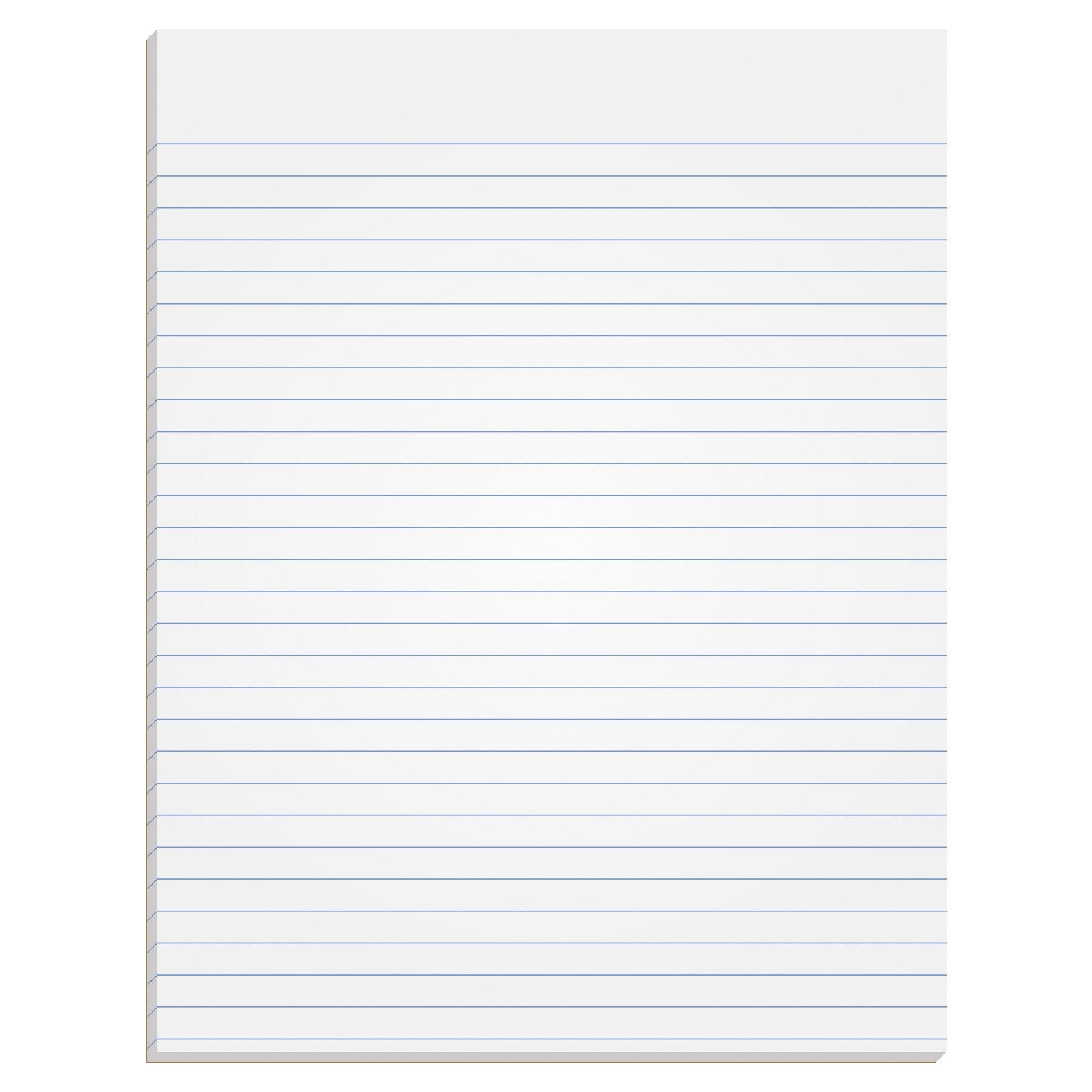 Tops The Legal Pad Writing Pads, Glue Top, 8-1/2' X 11', Narrow Rule, 50 Sheets, 12 Pack (7529)