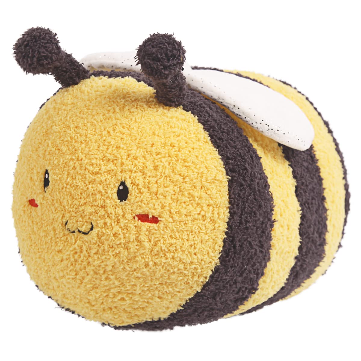Arelux 14In Soft Bee Stuffed Animal Plush Toy Cute Fuzzy Bumblebee Plushies Doll Realistic Cartoon Honeybee Anime Pillow Room De