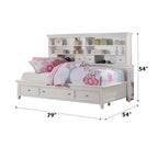 ACME Furniture Lacey Storage Daybed, Twin, White