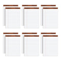 Tops 8.5 X 11 3/4 Legal Pads, 12 Pack, The Legal Pad Brand, Wide Ruled, White Paper, 50 Sheets Per Writing Pad, Made In The Usa