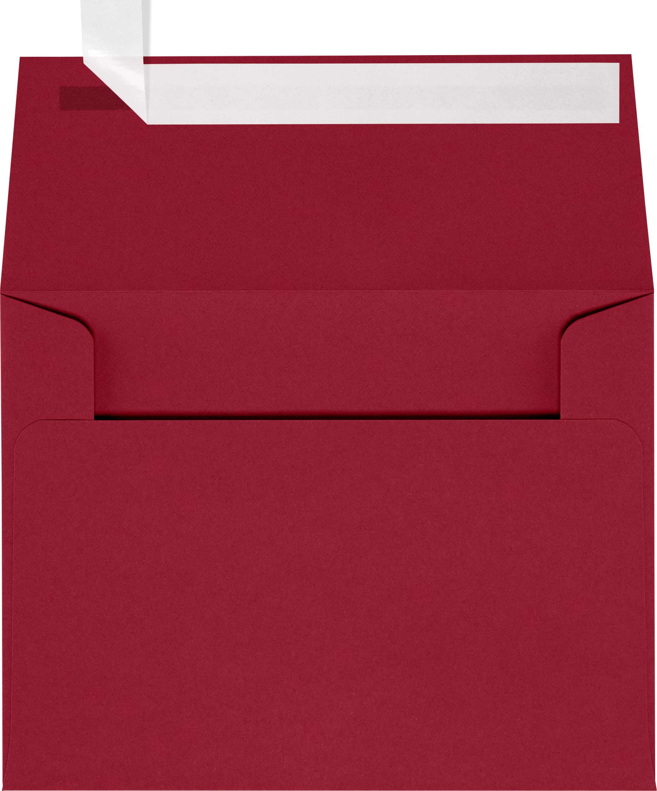 Luxpaper A2 Invitation Envelopes | Peel & Press | 4 3/8' X 5 3/4' | Garnet Red | 80Lb. Text | 50 Qty