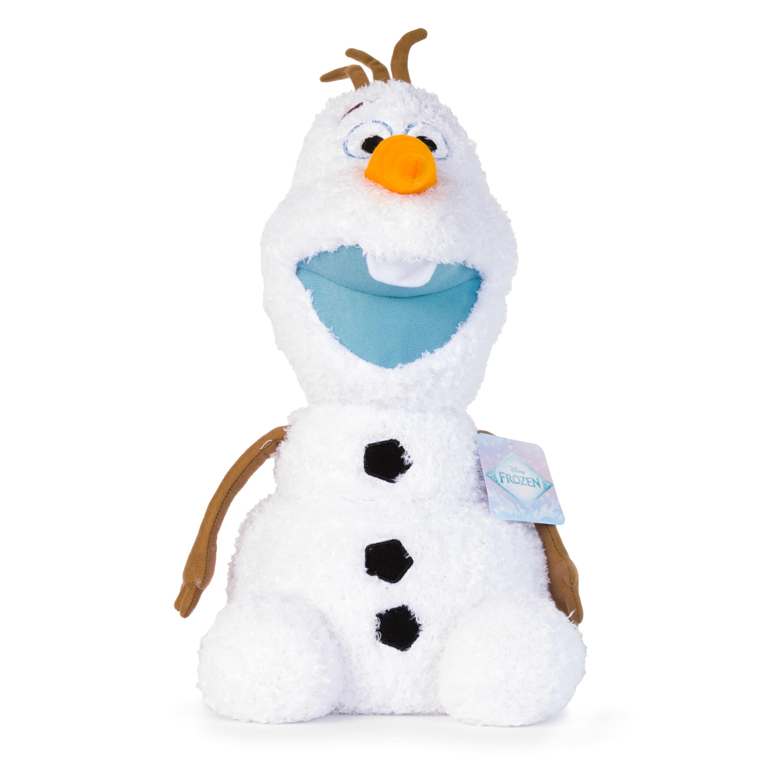 Disney Frozen Olaf Fuzzy Plush Pillow Buddy - Super Soft Stuffed Pillow - Polyester Microfiber, 20 Inches