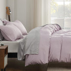 Bedsure Pink Mocha Duvet Cover King Size - Soft Double Brushed Duvet Cover For Kids With Zipper Closure, 3 Pieces, Includes 1 Du