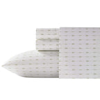 Tommy Bahama - Queen Sheets, Cotton Percale Bedding Set, Crisp & Cool, Stylish Home Decor (Pineapple Pinstripe Green, Queen)