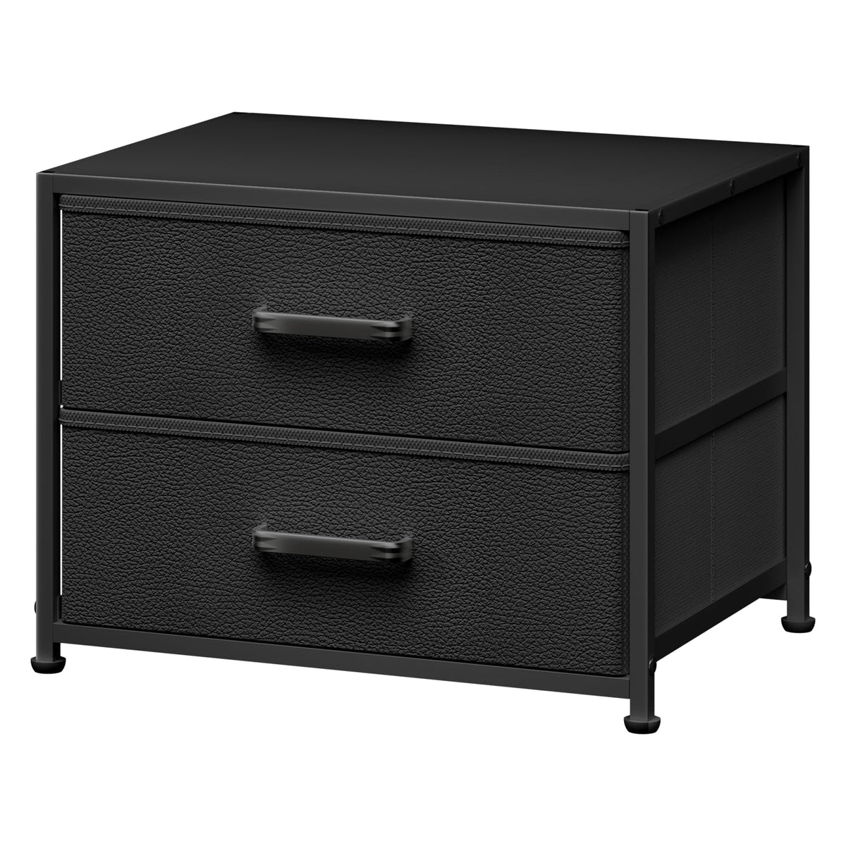 DIMJ Stackable Storage Drawer Unit with 2 Drawers, Small Dresser for Bedroom, Fabric Closet Organizers and Storage for Living Ro
