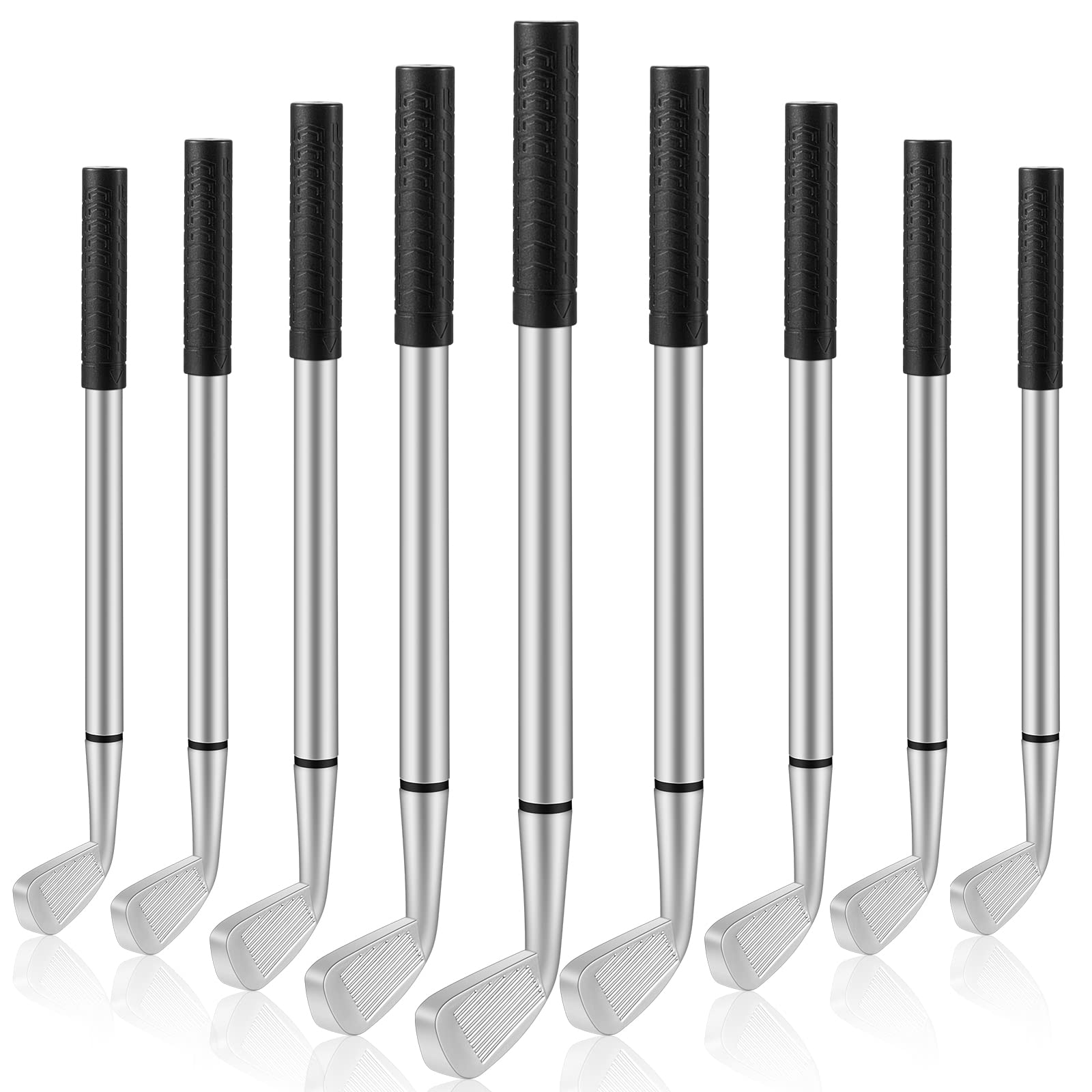 Yaomiao Golf Ballpoint Pen Mini Golf Clubs Pens Decorative Golf Pens Funny Sports Ergonomic Pen Golfing Club Props Black Ink For