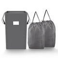 MCleanPin 210L Laundry Hamper Collapsible with 2 Washable Laundry Bags, Dirty Clothes Hamper,Laundry Basket with Handles Foldabl