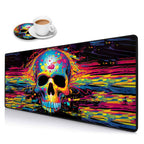 Luasao Desk Pad Mat Gaming Mouse Pads With Coasters Set, Stitched Edges Design Mouse Pad Xxl Large Mouse Pad For Laptop Computer