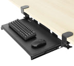 Vivo Small Keyboard Tray, Under Desk Pull Out With Extra Sturdy C Clamp Mount System, 20 Inches (26 Inches Including The Clamps)