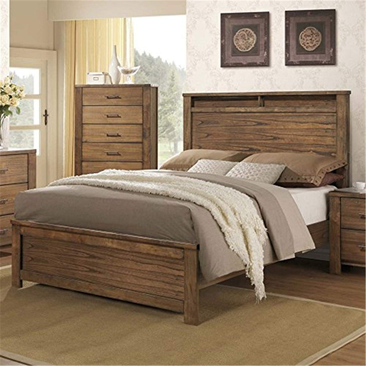 Progress Furniture Brayden Queen Panel Bed