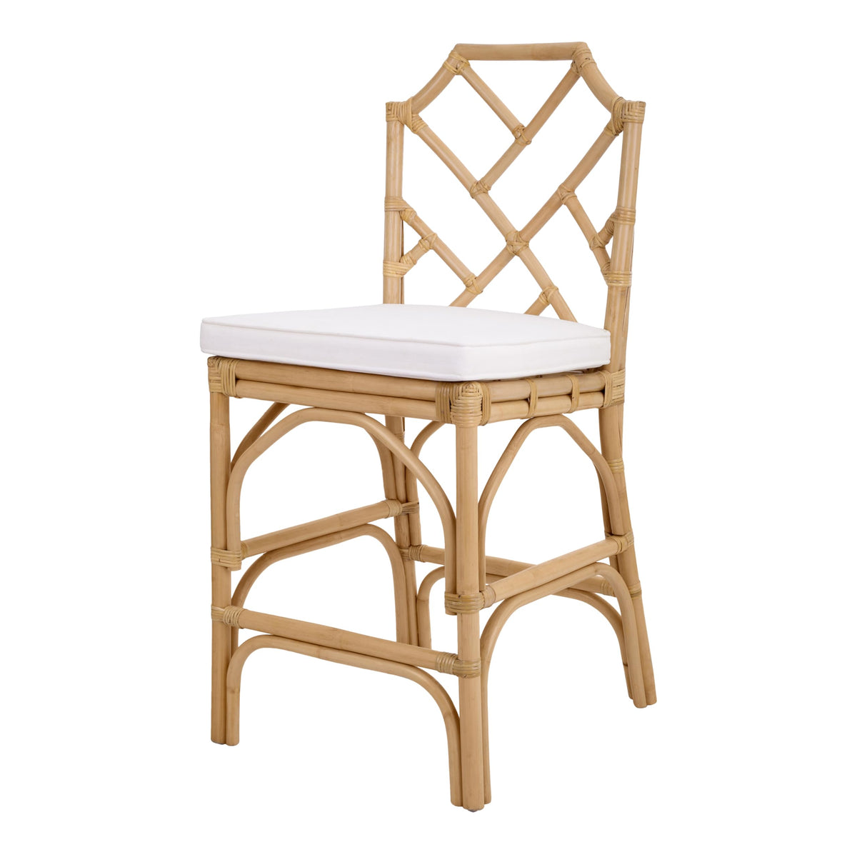 Npd Furniture And More Kara Rattan Counter Stool, (Set Of 2)