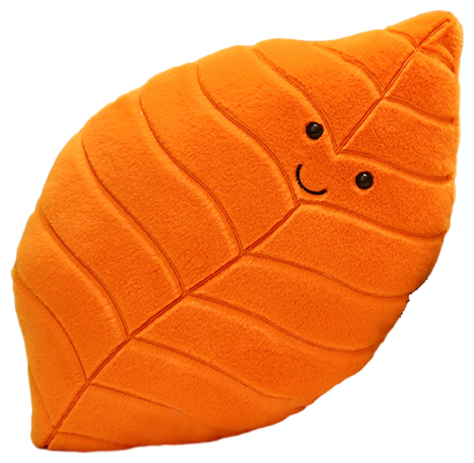 Tongsong Soft Plush Orange Leaf Pillow Stuffed Orange Leaf Animal Plush Toy Orange Leaf Plushies Home Decor For Lover In Birthda