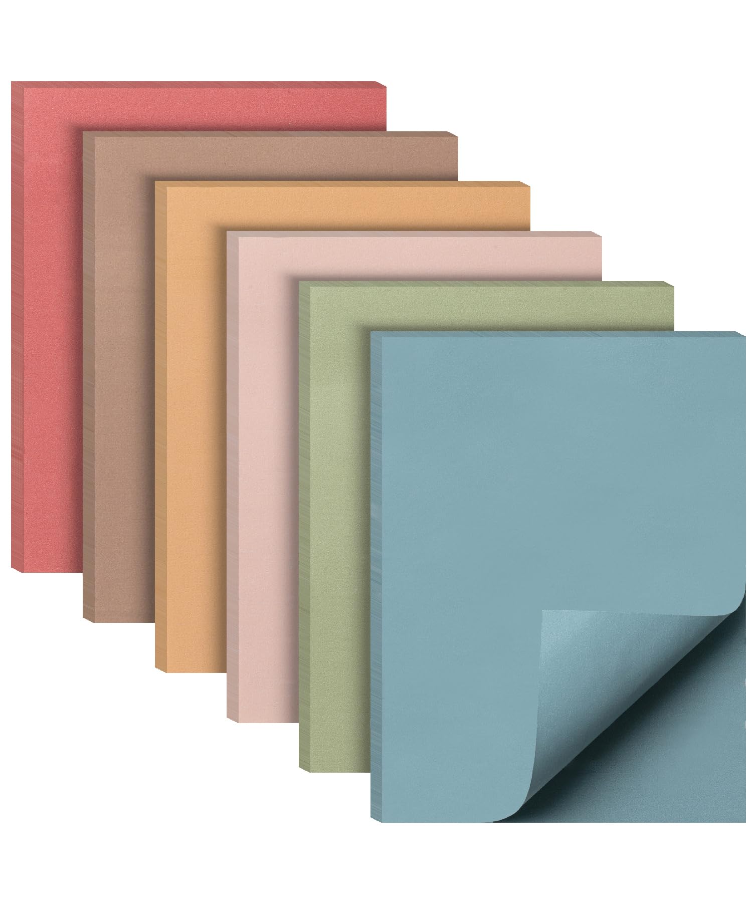 Mr. Pen- Sticky Notes, 1.5'X 2', 6 Pads, 60 Sheets/Pad, Vintage Colors, Small Sticky Notes, Mini Sticky Notes, Sticky Notes Sm