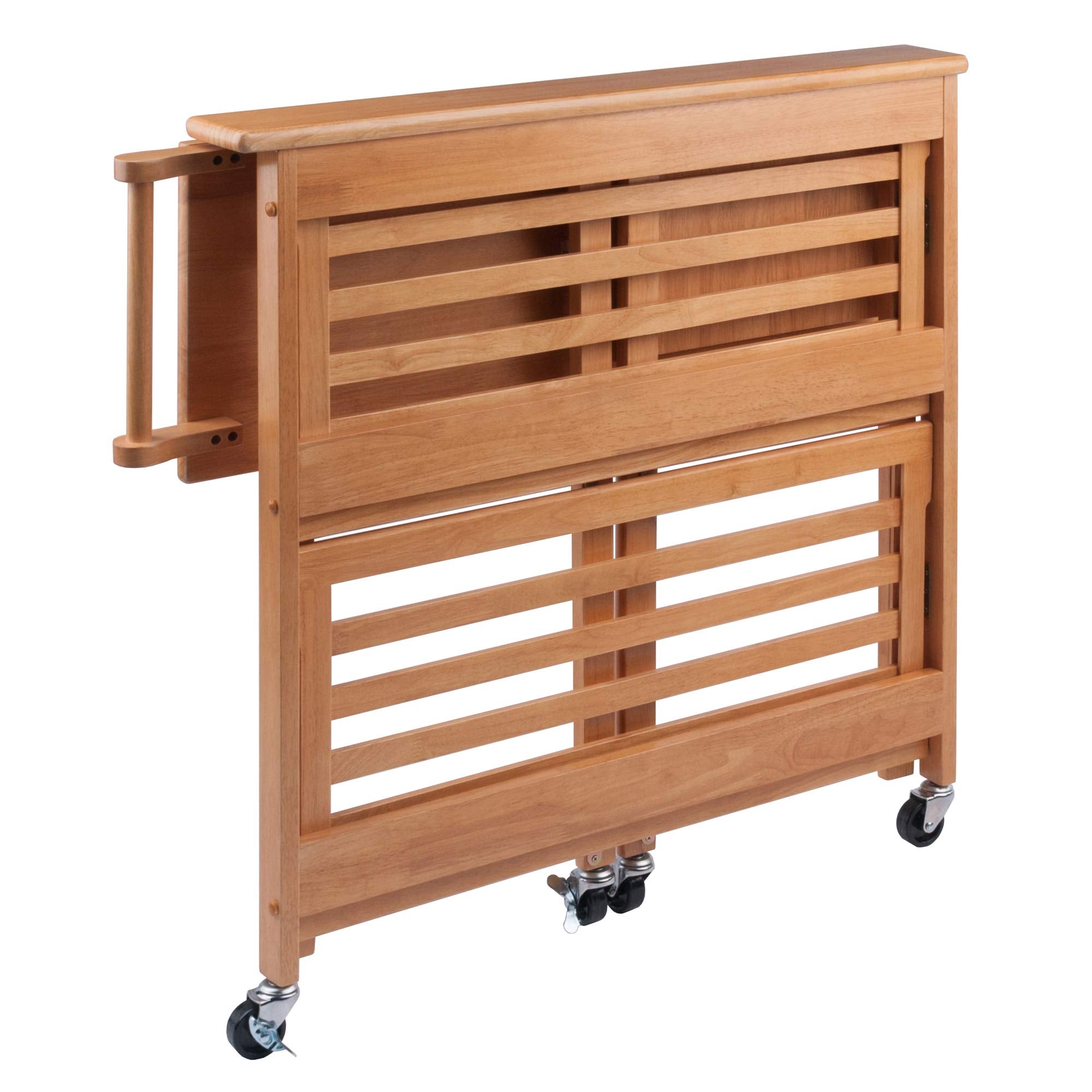 Winsome Radley Kitchen Cart, Light Oak