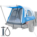 JOYTUTUS Inflatable Truck Bed Tent 6.5FT with Awning, Includes Air Pump for Quick 30 S Setup, Dual-use Pickup or Camping Tent fo