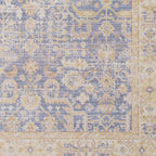 HomeRoots 531984 8 x 10 ft. Lavender & Blue Floral Power Loom Rectangle Area Rug