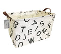 Storage Basket,Nursery Hamper Canvas Laundry Basket Foldable with Waterproof PE Coating Storage for edroom, Closet, Kids Toys, 
