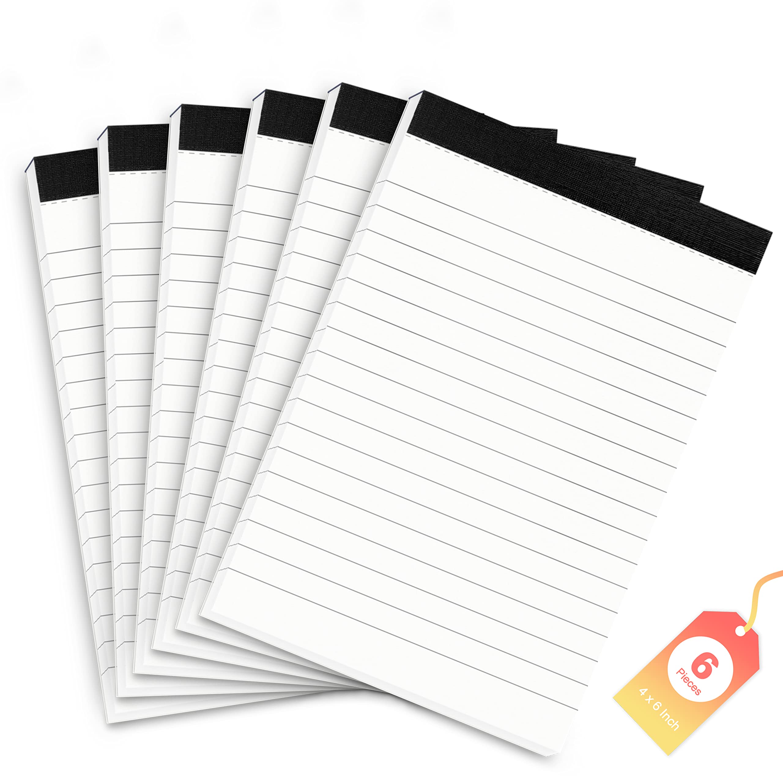 Small Notepads 4X6 For Office 6 Pack Pocket Note Pads 4X6 For Reminders And Notes Writing Pads Of Work Memo Pads Lined Paper For