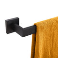KOKOSIRI 20-Inch Single Towel Bar, Bathroom Kitchen Towel Holder, Wall Mounted SUS304 Stainless Steel Towel Rack, Matte Black, B