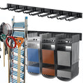 Torack Tool Storage Rack, Heavy Duty Steel Garage Wall Mount Garden Tool Organizer For Ladders, Chairs, Shovels, Broom, Power To