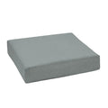 Arden Selections Outdoor Deep Seat Bottom Cushion, 24 X 24, Rain-Proof, Fade Resistant 24 X 24, Stone Grey Leala