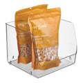 iDesign Linus Stacking Organizer Bins for Kitchen, Pantry, Office, Bathroom, Extra LargeClear