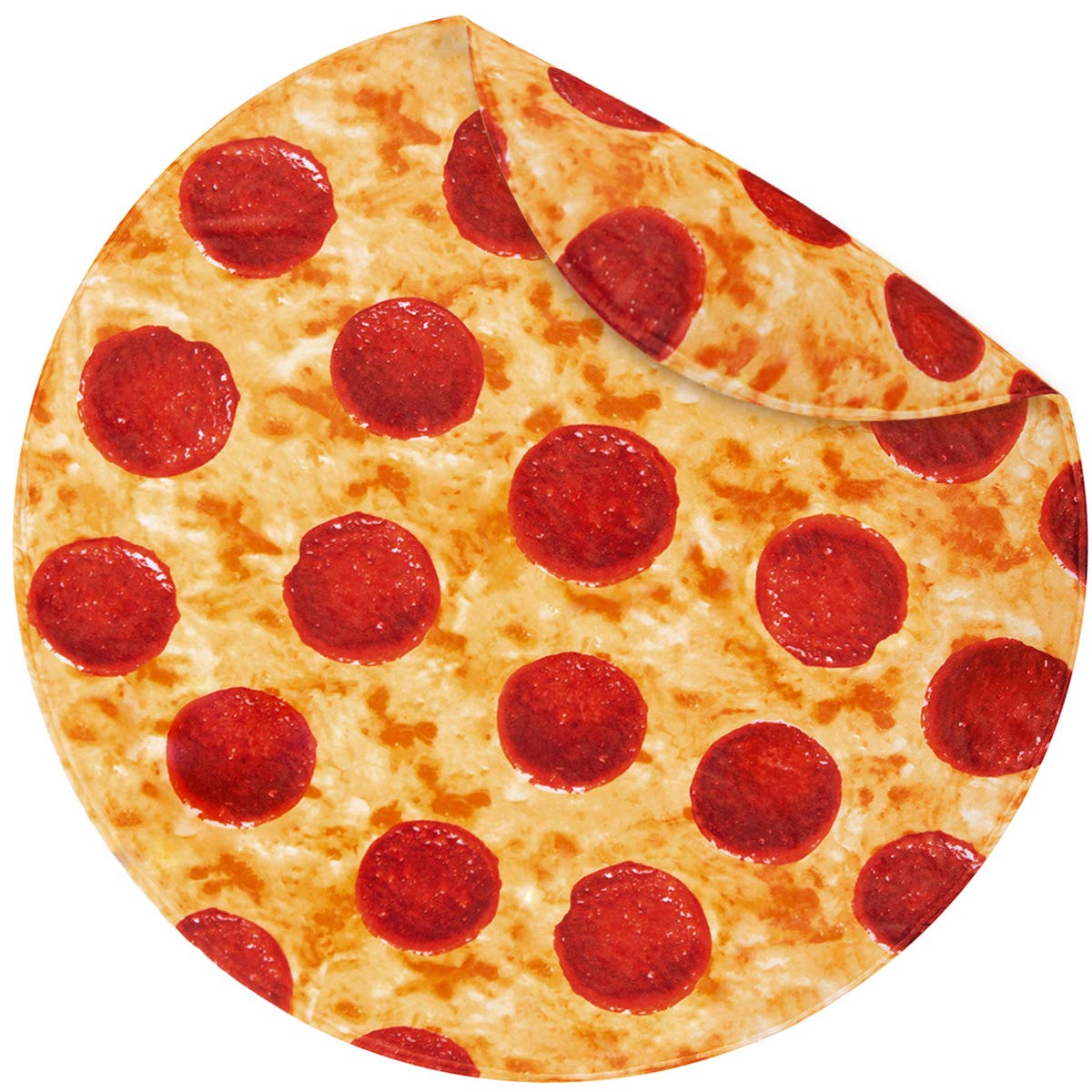 Jorbest Pizzas Blanket Adult Kids And Baby Size For Birthday Gifts, Double Sided Food Throw Blanket Funny Gifts For Women Men Te