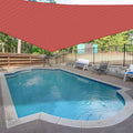 Windscreen4Less 23' X 25' X 34' Sun Shade Sail Right Triangle Outdoor Canopy Cover Uv Block For Backyard Porch Pergola Deck Gard