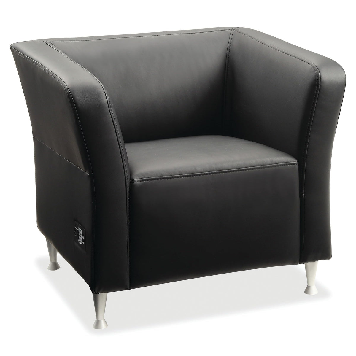 Lorell Fuze Modular Series Square Lounge Chair