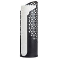 Better Living Products Hexacube Toilet Tissue Reserve, Bathroom Organizer, Matte Black, 5.75 x 5.75 x 17.5