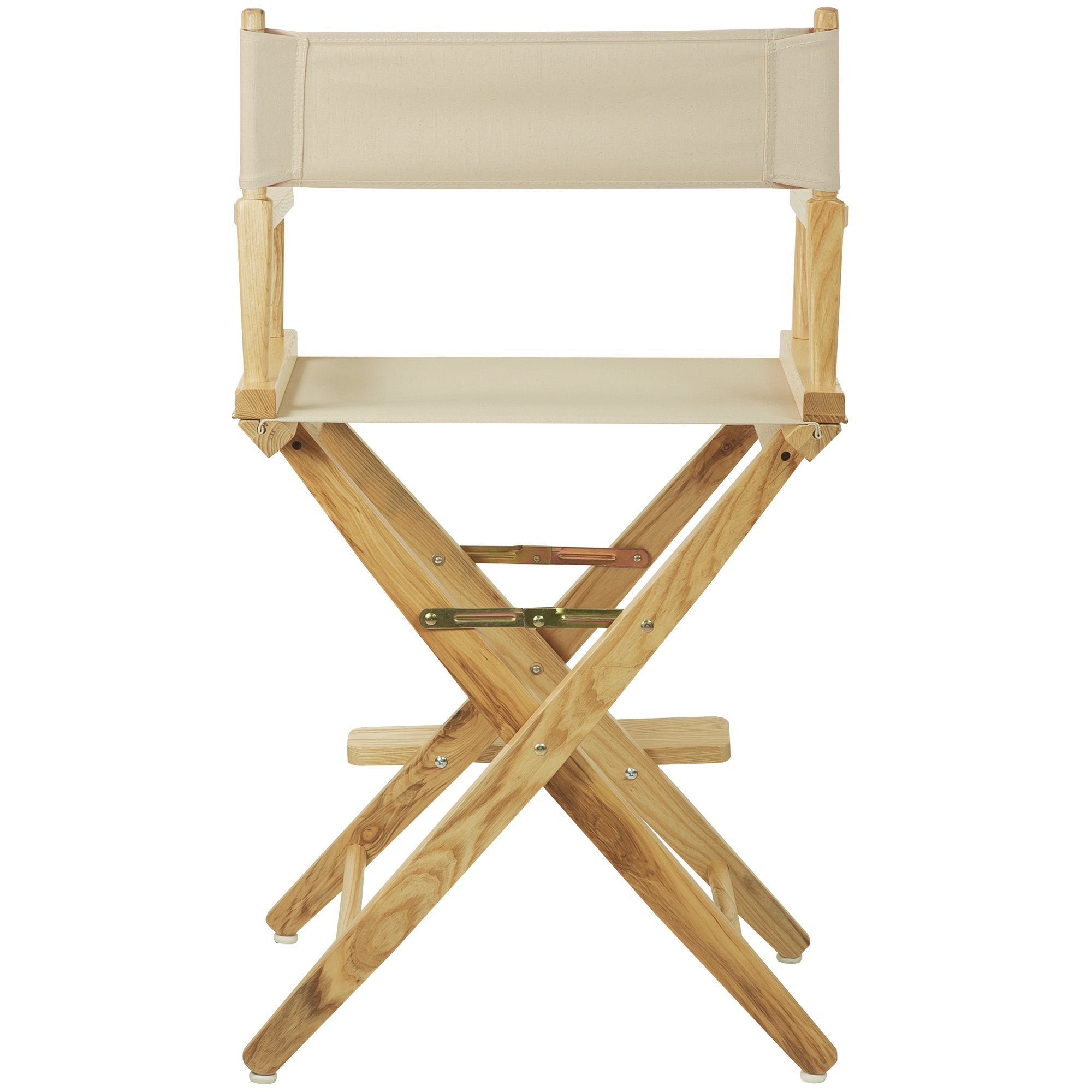 American Trails Extra-Wide Premium 24&quot; Director's Chair Natural Frame with Natural Canvas, Counter Height