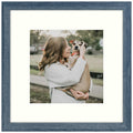 Golden State Art, 12X12 Picture Frame with Mat for 8X8 Square Picture Gallery Wall Frame for 30X30 Cm Paintings Prints Photos (B