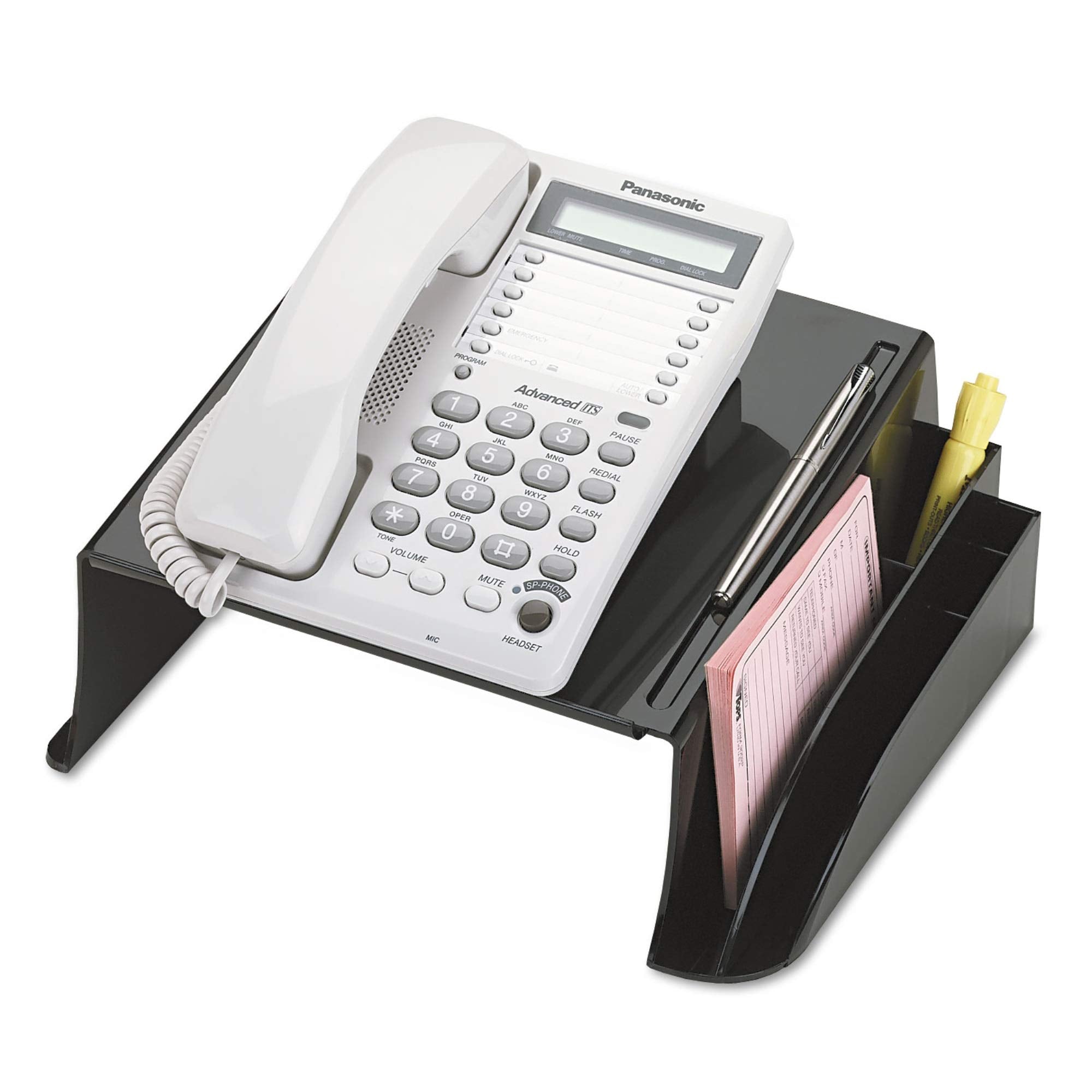 Officemate Officemate 2200 Series Telephone Stand, 12.25 X 10.5 X 5.25, Black