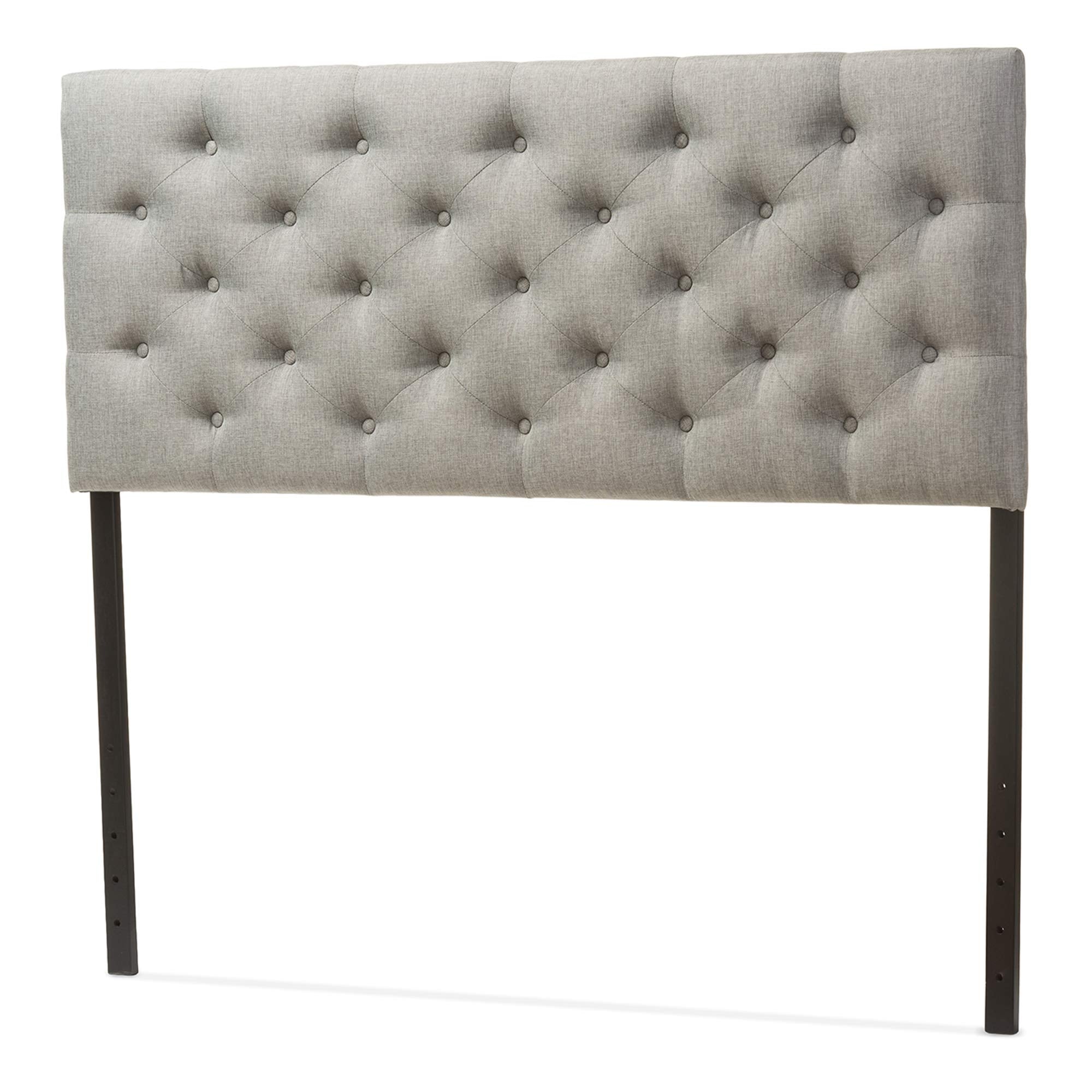 Baxton Studio Viviana Headboard, Queen, Grey