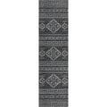 Sedona Sn14 Black Transitional Rug Runner 2' 3" X 7 ' 6"