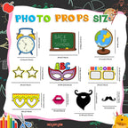 Back To School Decorations Back To School Photo Props Welcome Back To School Photo Frame& Photo Props First Day Of School Decora