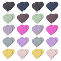 Sabary 40 Pcs Leather Heart Bookmark Page Corner Bookmark Cute Lovers Gifts Accessories Clips for Office Bookworm Present Home, 