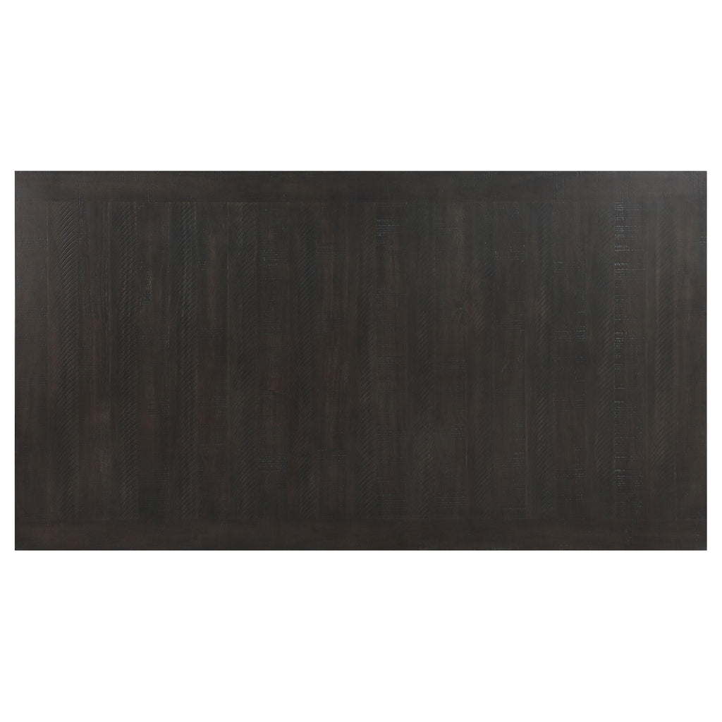 Coaster Home Furnishings Elliston Rectangular Counter Height Dining Table with Storage Shelves Dark Grey