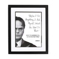 Homazing The Office Gifts - Dwight Schrute Poster With Frame 8X10 - Funny Wall Art For Office, Apartment, Funy Decor For Men Women Colleagues Coworkers The Office Fans